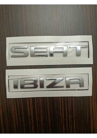 Seat Ibiza Bagaj Yazısı 2 Adet - 1998-2010 -yüksek Kalite