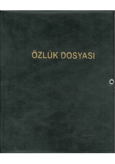 Özlük Dosyası (öğretmen –personel) Plastik Klasör Tipi Siyah