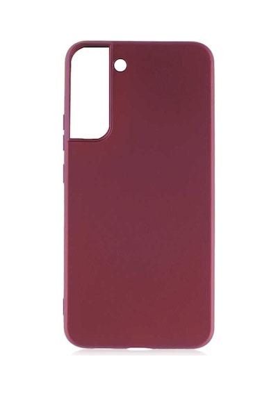 Zore Galaxy Uyumlu S22 Plus Kılıf Msra Premier Silikon Kapak - Mürdüm Mürdüm