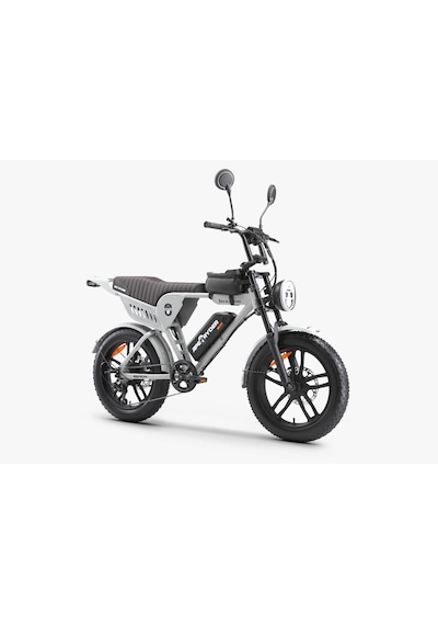 Ape Ryder Genon Ultra 750w Elektrikli Bisiklet Ayna Çanta Ve El Gazı Gri
