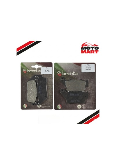Yamaha Wr 125 R Ön Ve Arka Balata Takımı Brenta Brt0244