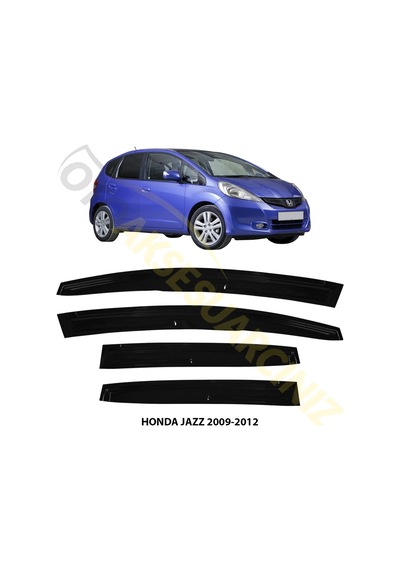 Honda Jazz 2009 - 2011 Mugen Cam Rüzgarlığı 4 Lü Takım N11.1136