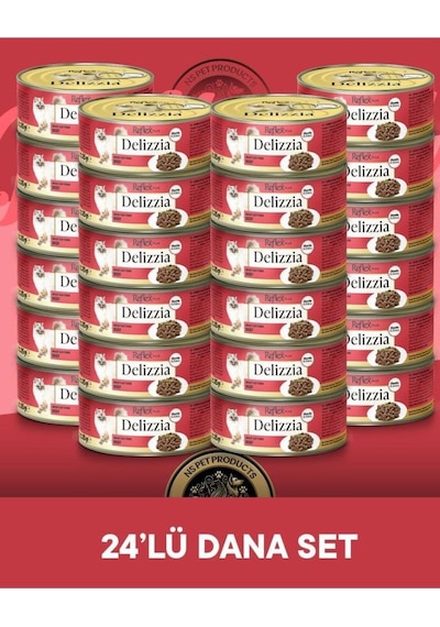 Reflex Plus Delizzia Yetişkin Dana Etli Gravy Kedi Maması 24x85 Gram