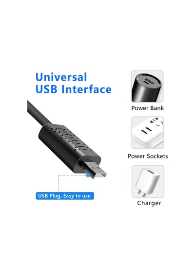 En Küçük Kablosuz Wifi Usb Kamera, Hd1080p Mini Casus Usb Kamera, Bebek Monitörü, Video Kaydı Canlı Beslemeli Dad Genel