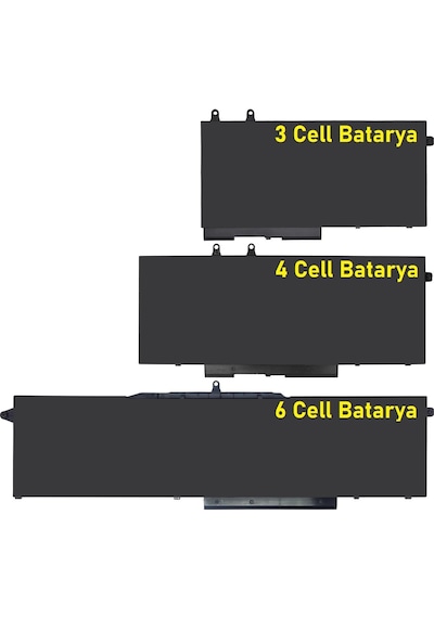 Dell Latitude E5501 Batarya Pil Retro 6cell