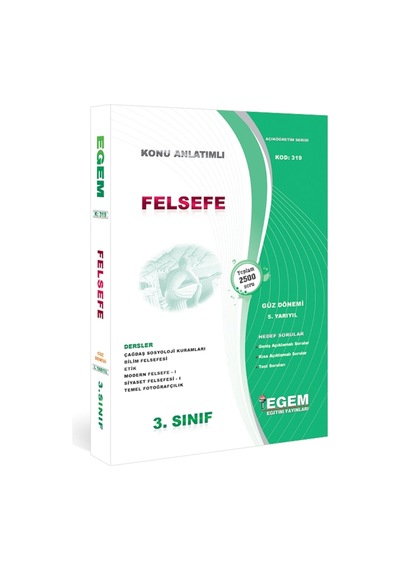 Aöf 2-3. Sınıf Felsefe Güz Konu Anlatımlı Soru Bankası