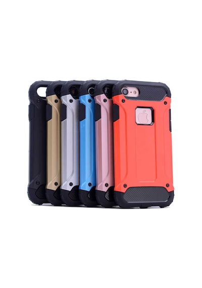 Noktaks - Apple Uyumlu iPhone 5 - 5s - Kılıf Çift Katman Zırh Tank Crash Military Kapak - Gold Gold