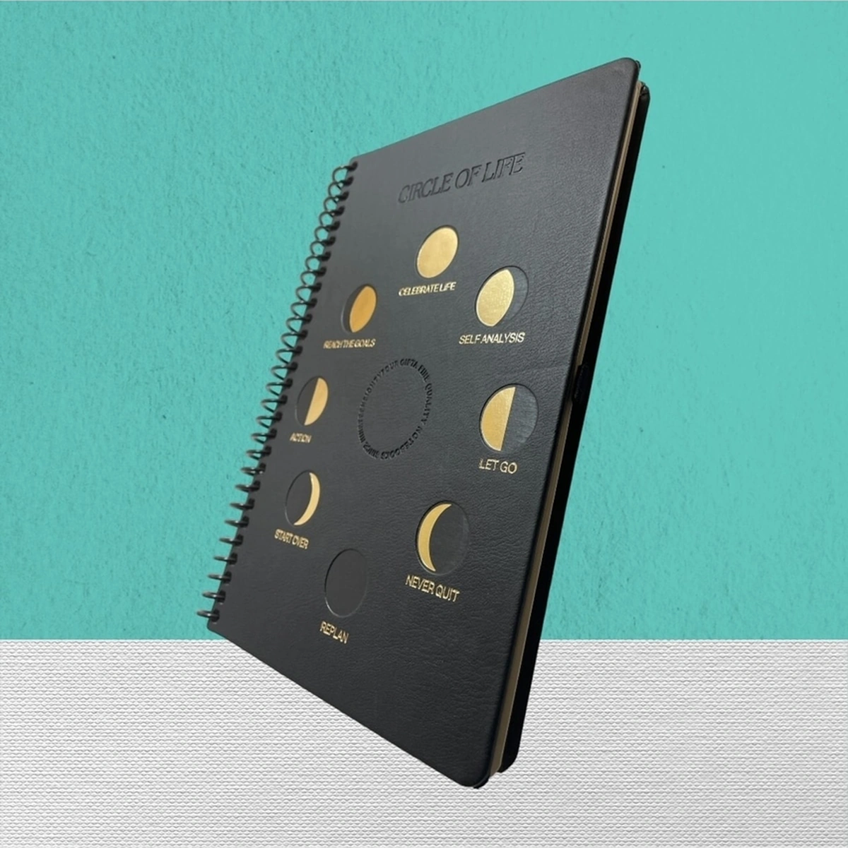 Cırcle Of Lıne Sp. Deri Kpk. Defter 17x24 120yp Çizgili Gümüş