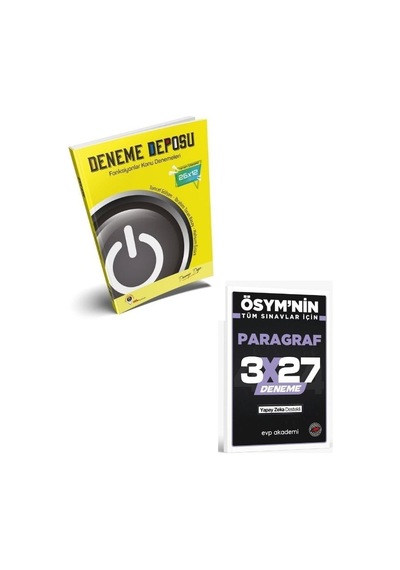 Deneme Deposu 2027 Tyt Fonksiyonlar Konu Denemeleri+ Evp Akademi Paragraf