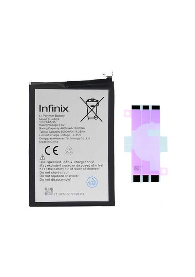 İnfinix Note 11s Bl-49gx Batarya Pil Telefon Bataryası Pil Bandı Yanında