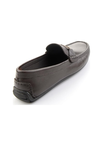 Kahve Hakiki Deri Erkek Loafer Ayakkabı E01648599440