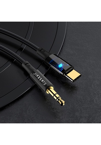 Aux53 1m Type-c To 3.5mm Dijital Aux Kablo - Siyah 400117 Diğer
