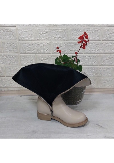 Pierre Cardin 52500 Fermuarlı 43cm İçi Kürklü Kadın Çizme 001