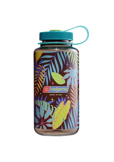 Nalgene Wide Mouth 32 Oz Suluk Matara 1 Litre Botanical Ferns