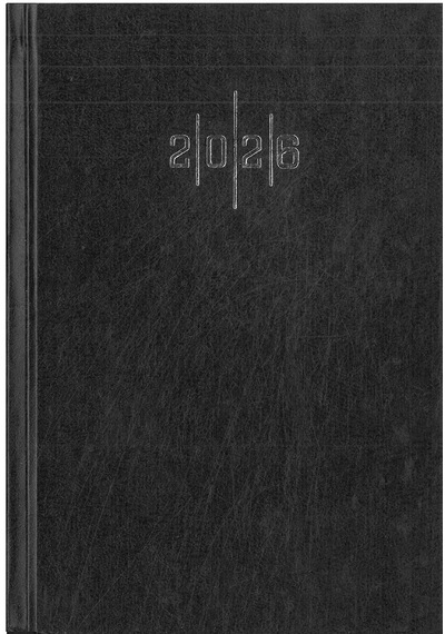 Liz Ajanda 14x20 Günlük Cilt Bezli Siyah Hafta Sonları Birleşik Siyah