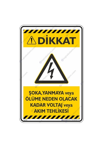 Şoka, Yanmaya Veya Ölüme Neden Olacak Kadar Yüksek Voltaj