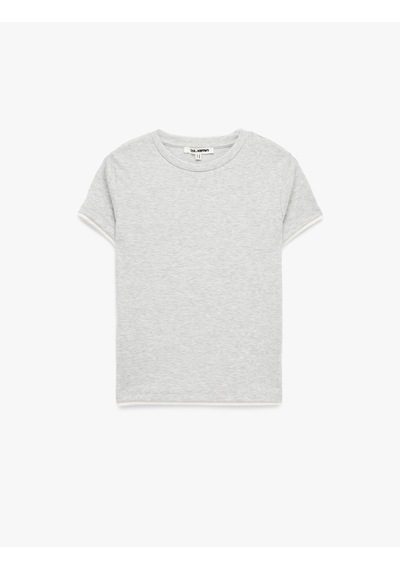 Koton Regular Fit Bisiklet Yaka Modal Karışımlı Kısa Kollu Tişört Kar Melanj 7wal10182ık Gri Melanj Koton Regular Fit Bisiklet Yaka Modal Karışımlı Kısa Kollu Tişört Kar Melanj 7wal10182ık Gri Melanj