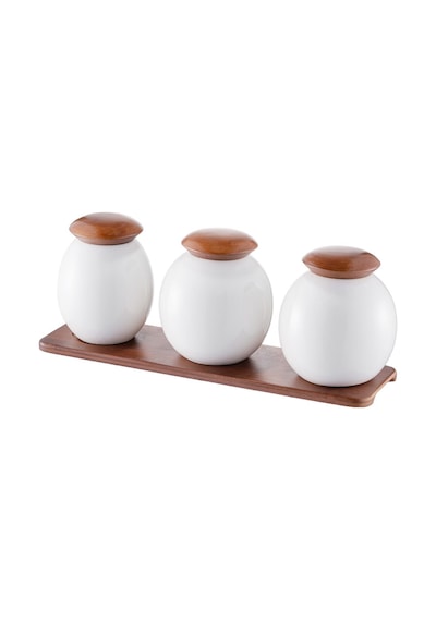 Emsan Mashroom 3lü Baharat Takımı Beyaz