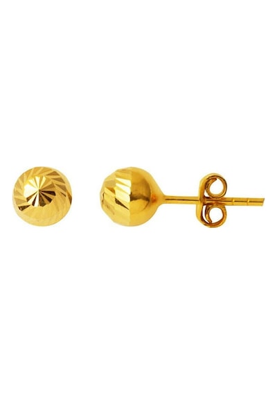 Bilezikci 22 Ayar Kalemli Top Altın Küpe 5 Mm. Yken32292