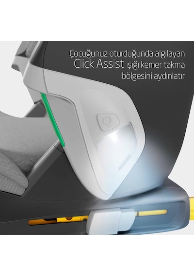 MaxiCosi Kore Pro Işık Sensörlü Adac'Lı Isofixli ISize 15-36 Kg Çocuk Oto Koltuğu Authentic Grey