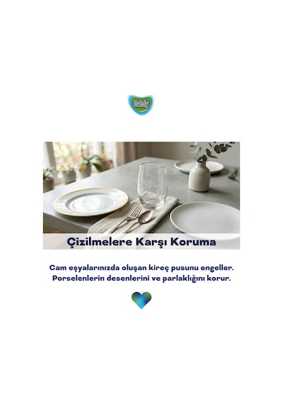 Datoly Hepsi 1 Arada Bulaşık Makinesi Tableti 50'li - Yağ Sökücü, Tuz & Parlatıcı Etkili Kireç Önleyici Deterjan
