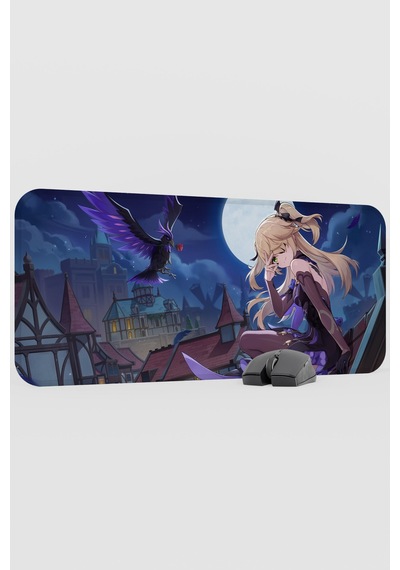 Fischl Genshin Impact Anime Gacha V1 - 70x30 Xl Gaming Mouse Pad Fare Altlığı