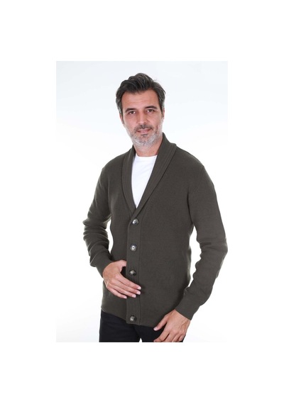 San&Fa Düğmeli Regular Fit Erkek Hırka