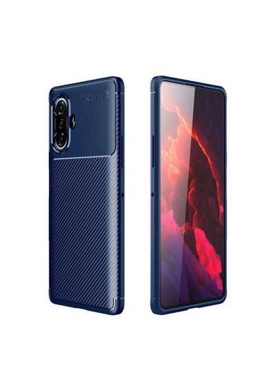 Xiaomi Redmi K40 Gaming Kılıf Zore Negro Silikon Kapak Lacivert