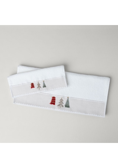 Linens Pine Pamuk 30x45 Cm El Havlusu Ekru Ekru