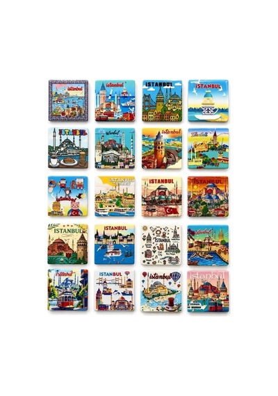 Magicool İstanbul Temalı Buzdolapı Süsü Magnet Alk5817