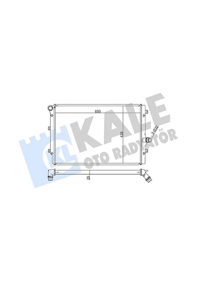 Vw Passat B7 Motor Radyatoru 1.6 Tdi 2011-2014 Cayc Kale 353000