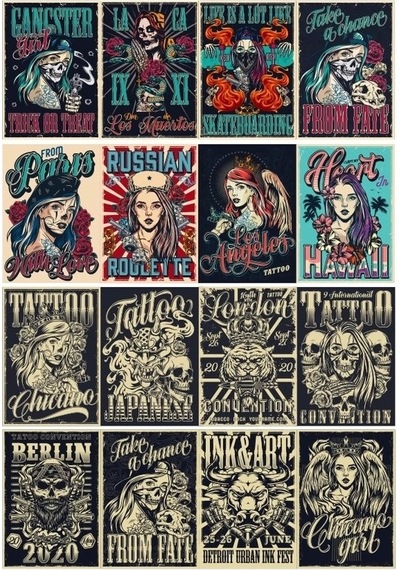 Retro Russian Poster Sticker 12 Parça Telefon, Tablet, Defter, Laptop Sticker