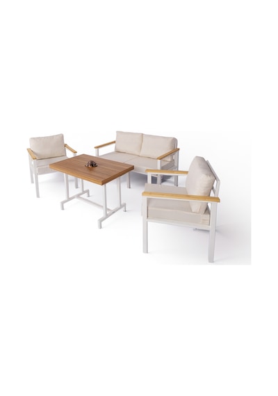 Neokas Balkon Mobilyası, Bahçe Takımı, Kafe Koltuğu, Bekleme Alanı Koltuğu, 1 + 1 + 2 + Masa Beyaz Neokas Balkon Mobilyası, Bahçe Takımı, Kafe Koltuğu, Bekleme Alanı Koltuğu, 1 + 1 + 2 + Masa Beyaz