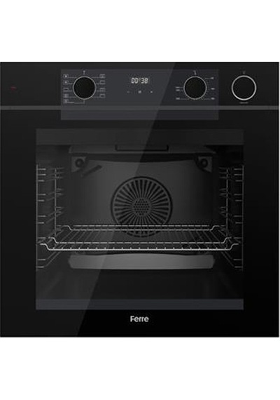 Steam Plus Serisi QEP64CS - SS205 - D077 3lü Cam Ankastre Set