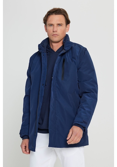 Ac&Co / Altınyıldız Classics Erkek Lacivert Standart Fit Çıkma Kapüşonlu Yaka Vücut Isısı Ölçen Termometreli Kaban 4A0723100003Lac60 Lacivert Ac&Co / Altınyıldız Classics Erkek Lacivert Standart Fit Çıkma Kapüşonlu Yaka Vücut Isısı Ölçen Termometreli Kaban 4A0723100003Lac60 Lacivert