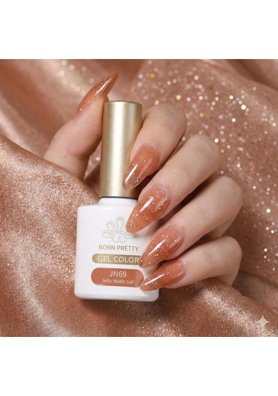 Born Pretty 10ml Jelly Nude Seri Kalıcı Oje Jn69 57851-19
