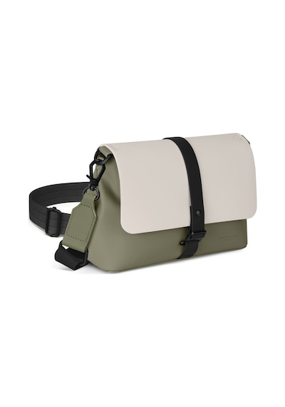 Gaston Luga Spläsh Crossbody Bag - Cloud Cream / Sage Yeşil - Bej