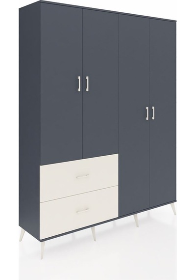 Hyperion Gardrop 4 Raflı 2 Çekmeceli 2 Askılı 176x44x221 Antrasit-antrasit/aytaşı Antrasit/aytaşı Hyperion Gardrop 4 Raflı 2 Çekmeceli 2 Askılı 176x44x221 Antrasit-antrasit/aytaşı Antrasit/aytaşı