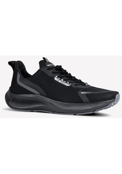 Lescon Gym Runner Siyah Comfort Casual Anatomik Rahat Kalıp Sneaker 001