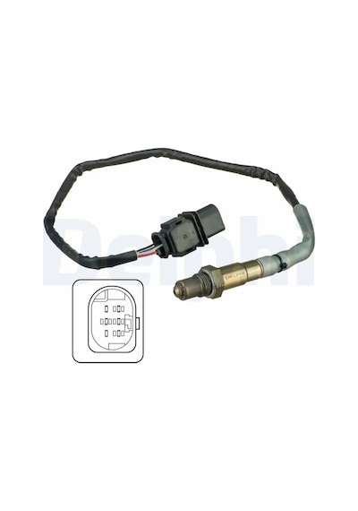 Vw Passat B6 Oksijen Sensoru 1.8 2008-2010 Bzb Cdaa Delphı Es2055012b1