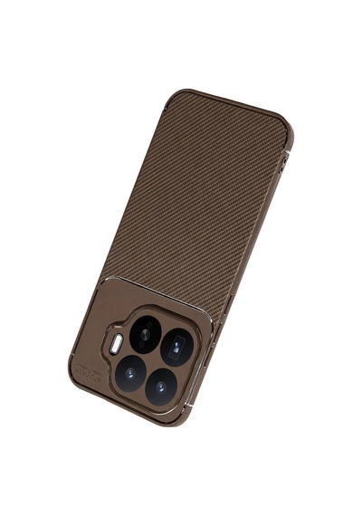 Xiaomi Mi 17t Auto Focus Karbon Kapak - Kahverengi