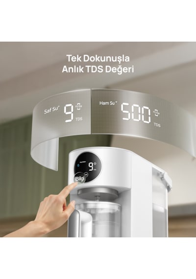 Dreo Water Filter 115 Su Arıtma Cihazı, 7 Aşamalı Ro , 5l Tanklı, Tds Ölçerli, Kurulumsuz 5 Litre