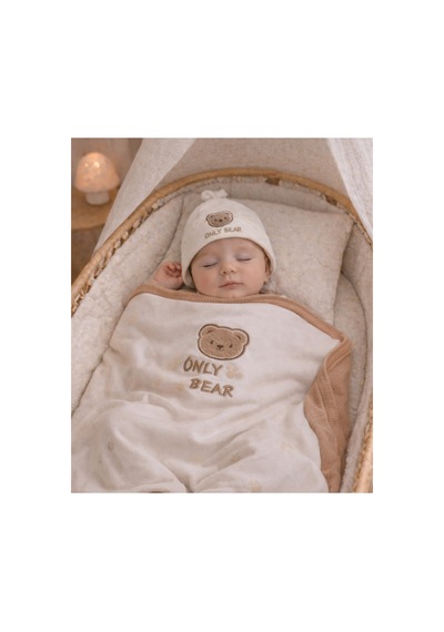 Baby Zuhu My Baby Kumsal % 100 Coton 10 Lu Hastane Çıkışı Only Bear 6553 Kahverengi Kahverengi