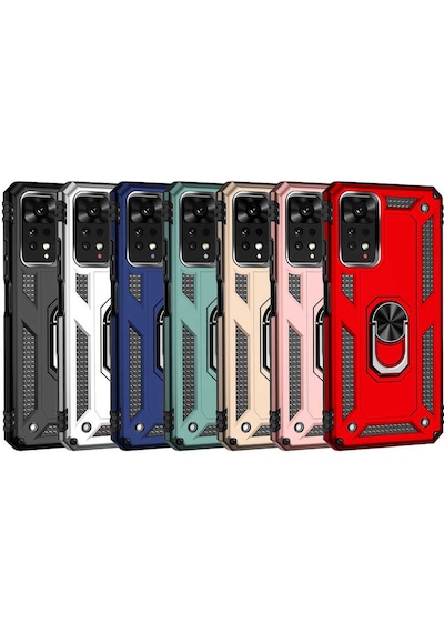 Xiaomi Redmi Note 11 Pro 5g Kılıf Zore Vega Kapak Siyah