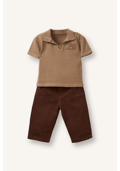 Defacto Gabardin 2li Takım Erkek Bebek G8763a526smbg106 Bej-bg106