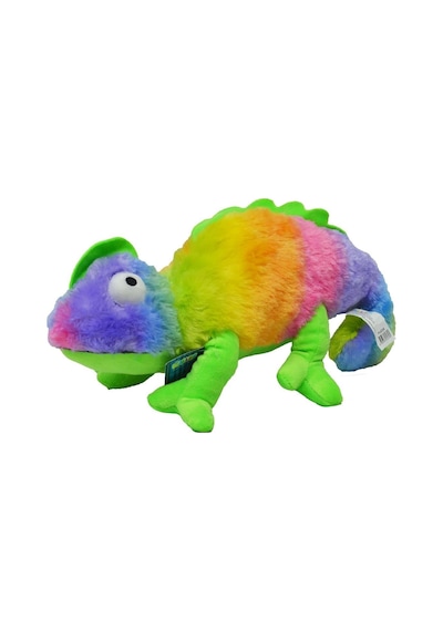 Sevimli Bukelemun Peluş 40 Cm - Uyku Ve Oyun Arkadaşı Peluş Oyuncak - Yeşil Çok Renkli