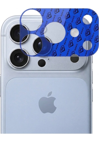 Apple Uyumlu iPhone 17 Pro Kamera Lens Çerçeve Koruyucu Mat 9h Nano