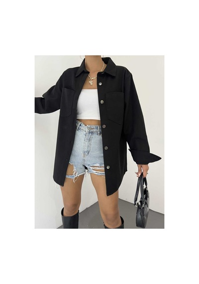 Unika Boutique Unika Gabardin Ceket Siyah