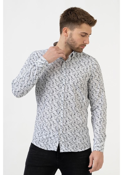 White Stone Cuenca G2320 Regular Fit Pamuklu Gömlek Desenli 2xl Çok Renkli