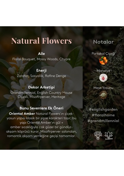 Çamaşır Kokusu 1 L Natural Flowers